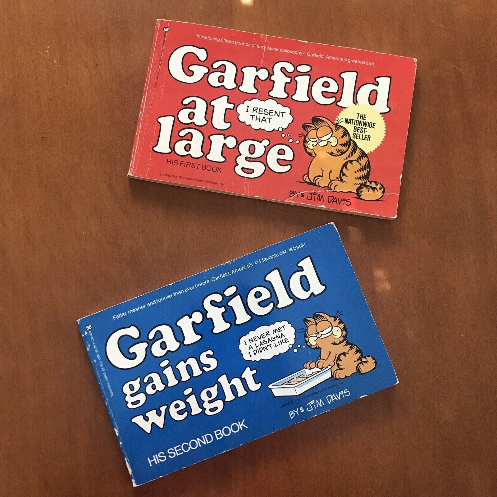 Two Garfield books