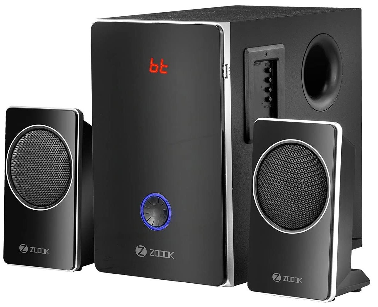 Zoook Explode 11 speakers in black.