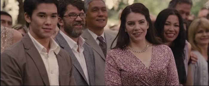 Stephanie Meyer as a wedding guest