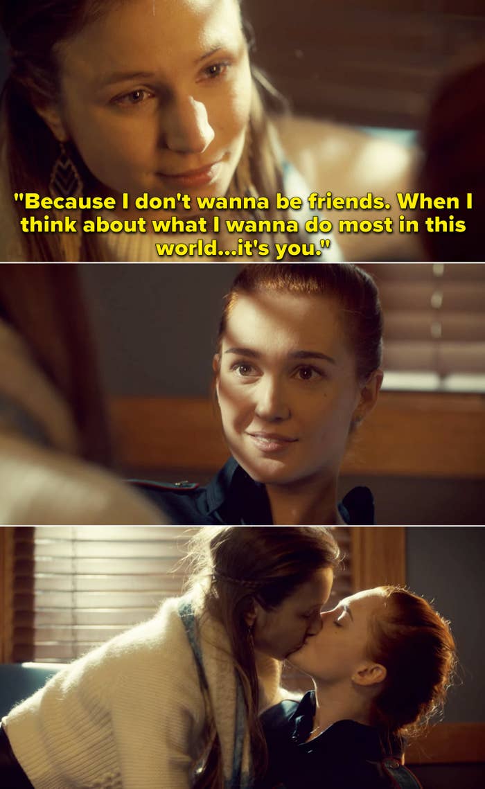 Waverly telling Nicole, "Because I don't wanna be friends. When I think about what I wanna do most in this world...it's you"