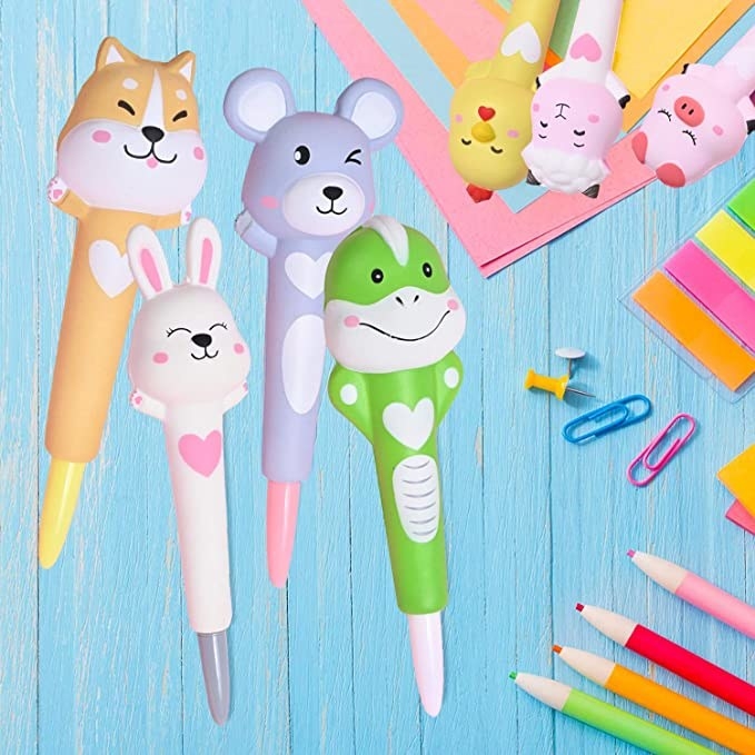 the cartoon gel pens