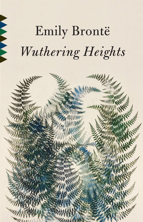 Overlapping ferns on the cover of Wuthering Heights