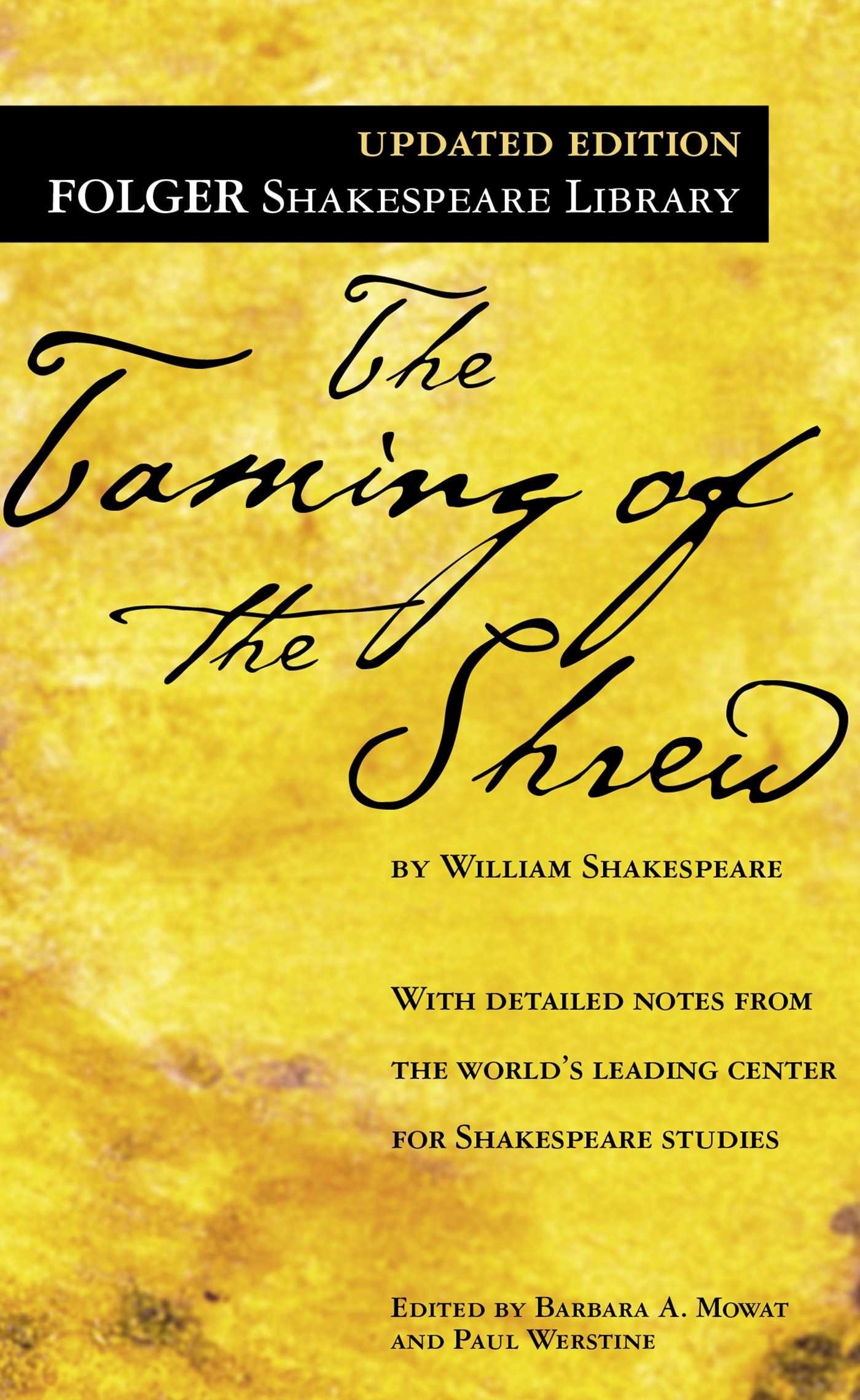 The cover of The Taming of the Shrew