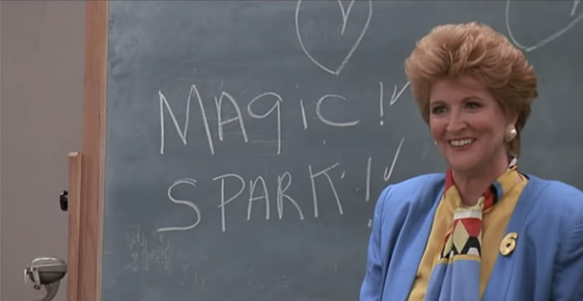 Fannie Flagg as the marriage counselor 