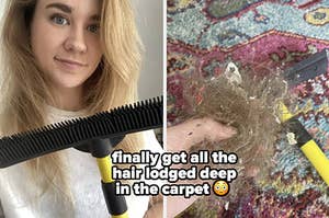 hair removing broom 