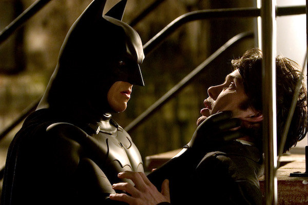 Christian Bale using alternative interrogation methods on Cillian Murphy.