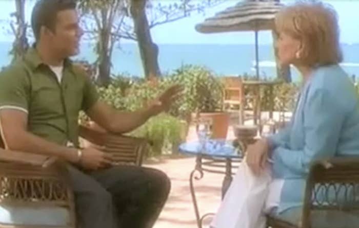 Ricky talks with Barbara in a screenshot from the interview