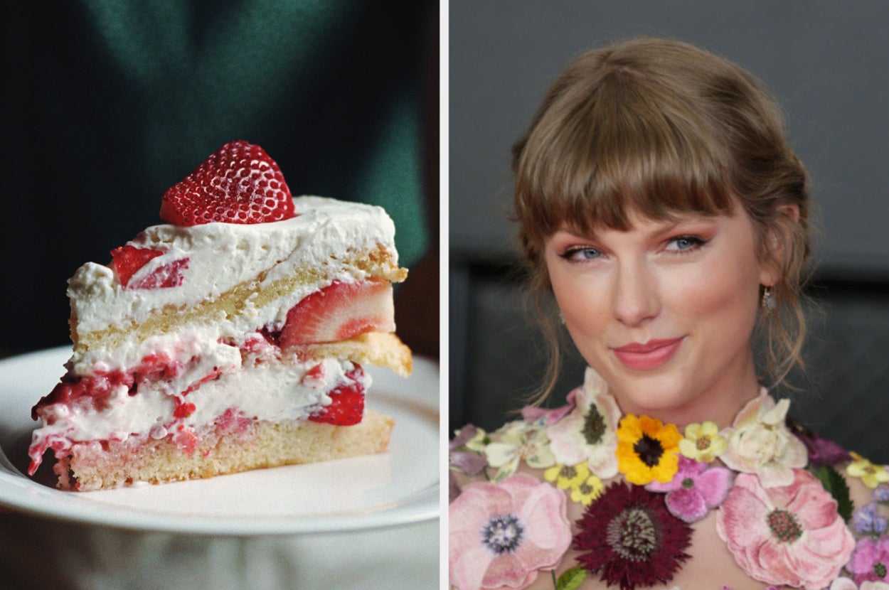 Strawberry cake and Taylor Swift