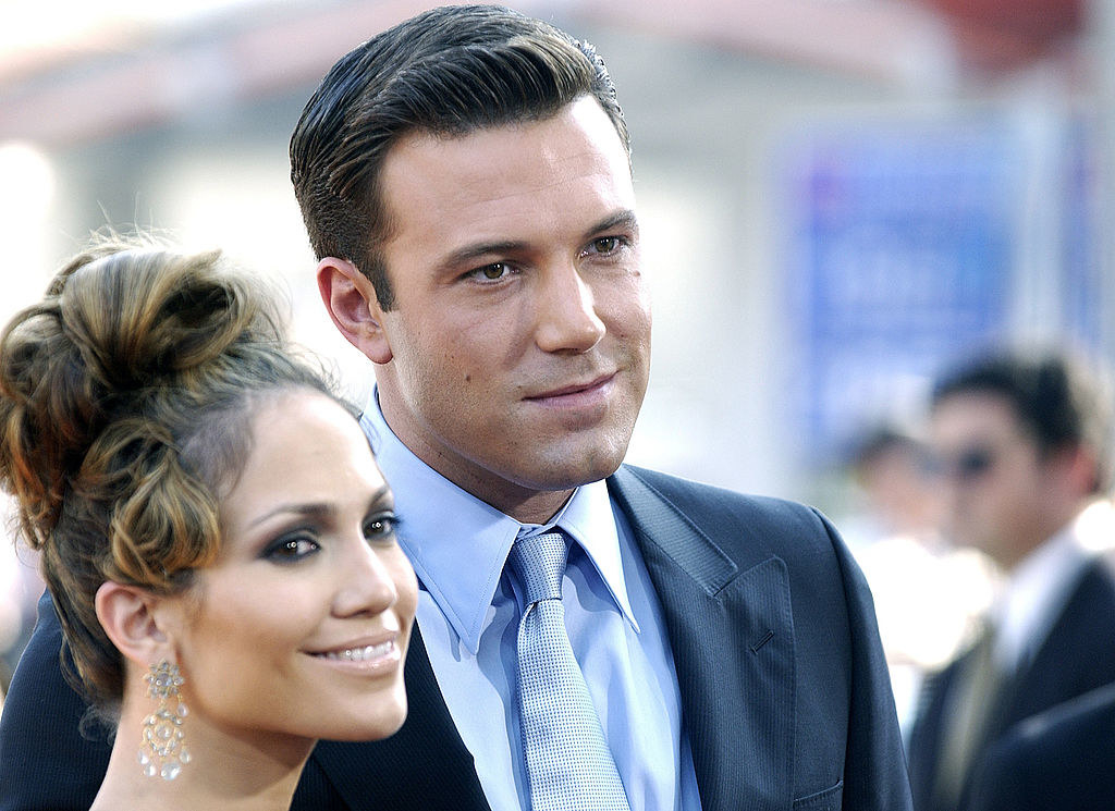 Jennifer Lopez (L) and Ben Affleck during &quot;Gigli&quot; California Premiere 