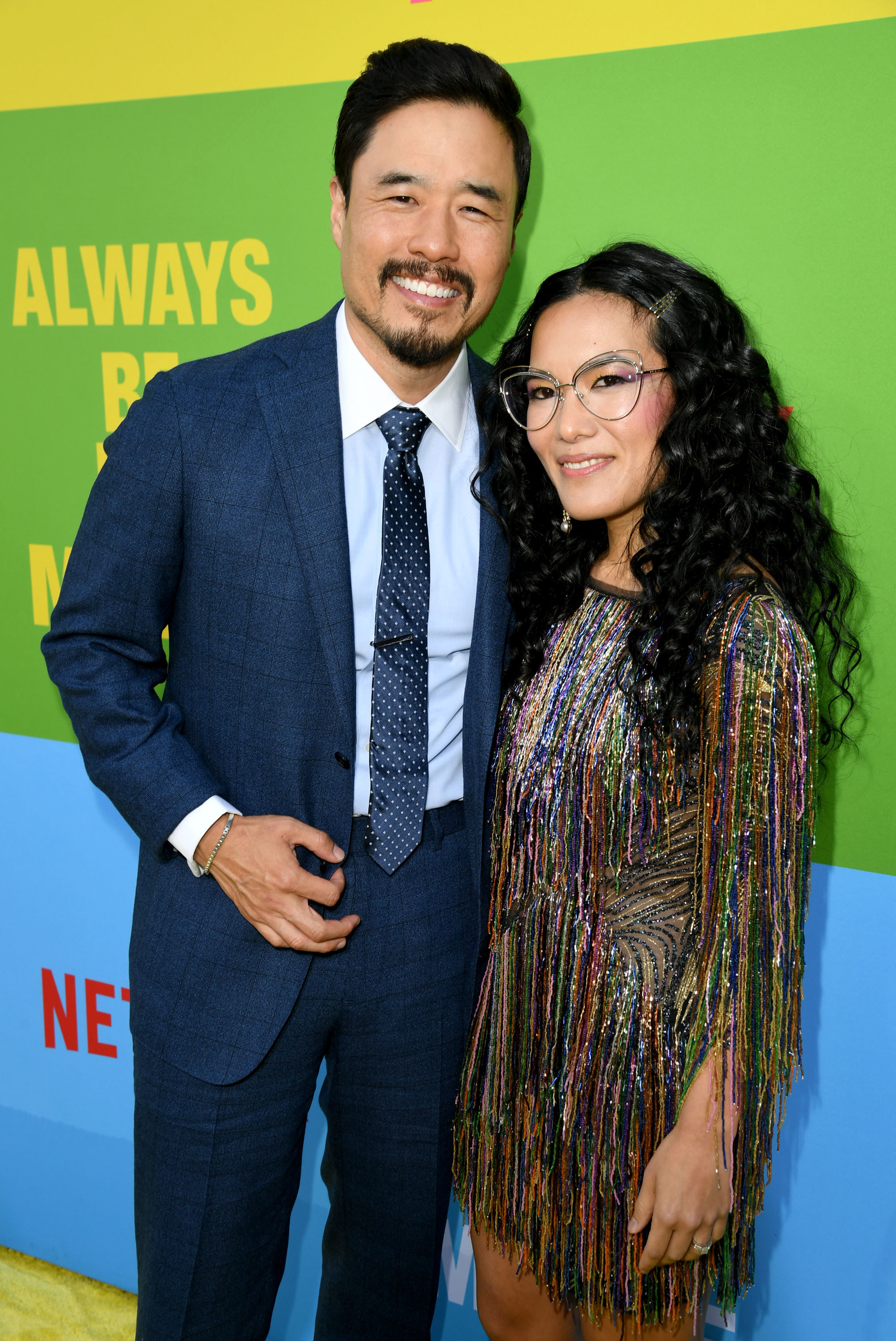 Randall Park and Ali Wong at the premiere of Always Be My Maybe