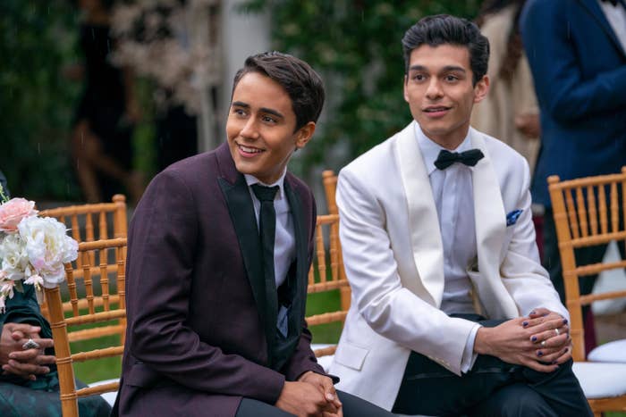 Victor and Rahim at wedding