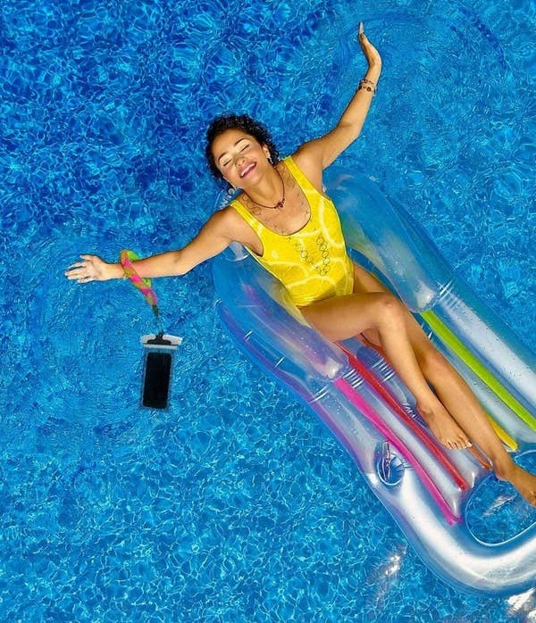 floating phone strap