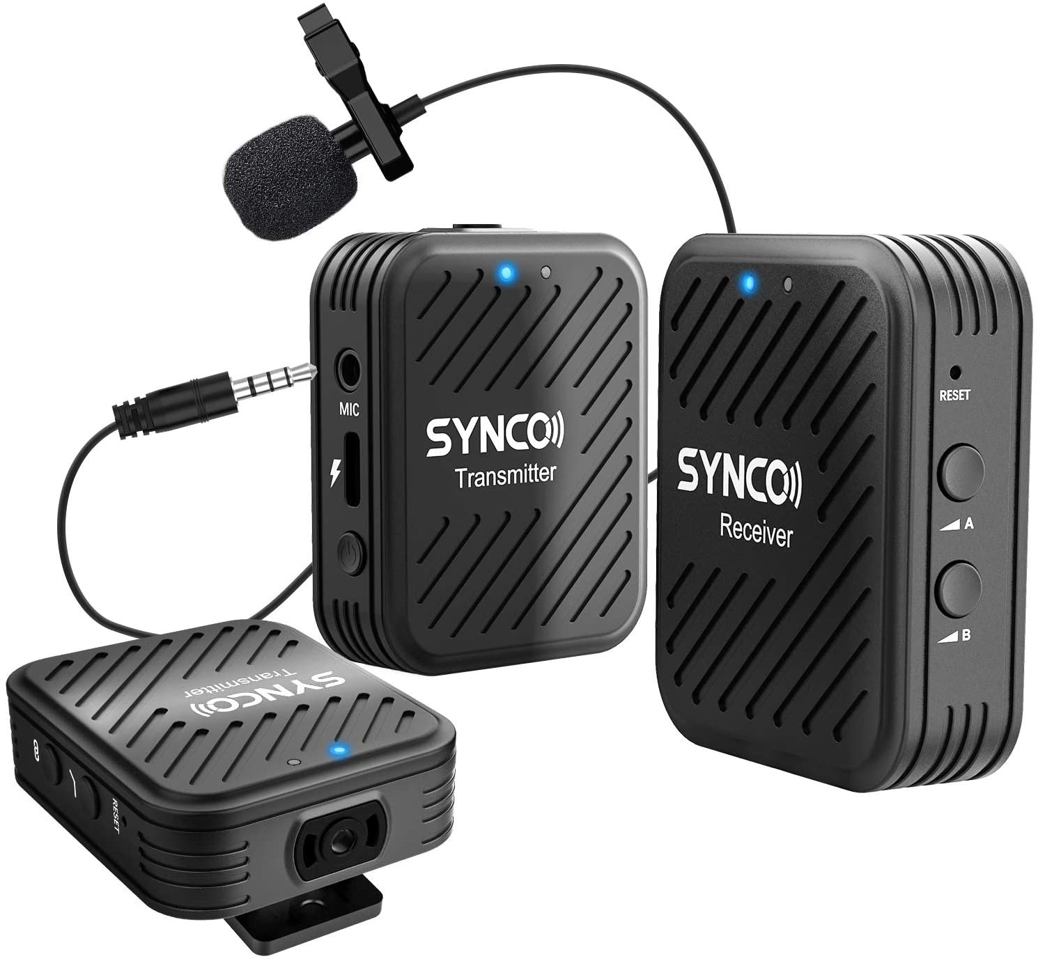 wireless clip-on microphone