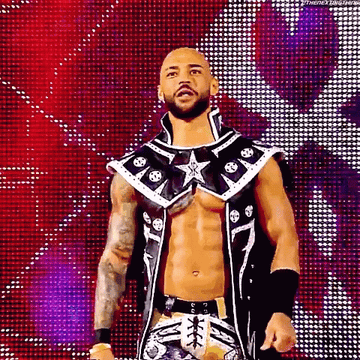 Ricochet stepping out onto the stage