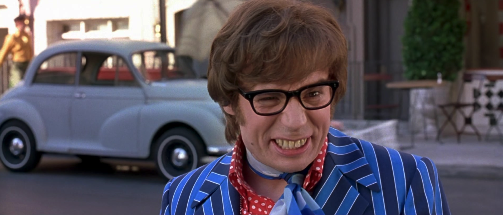 Austin Powers smiling