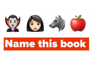 A vampire, a young woman, a wolf, and an apple