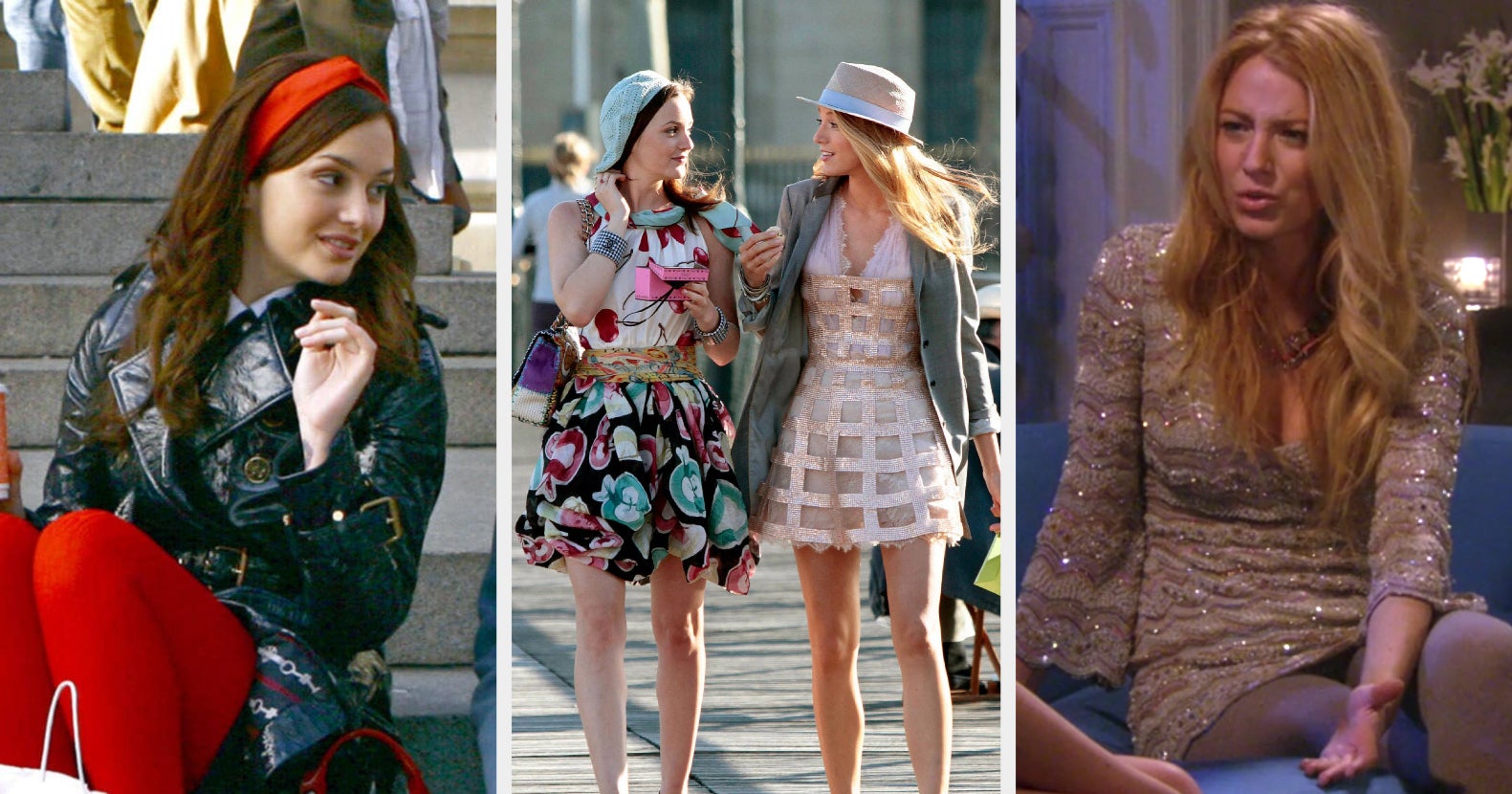 Gossip Girl: Season 3 Episode 20 Serena's Glitter one sleeve dress
