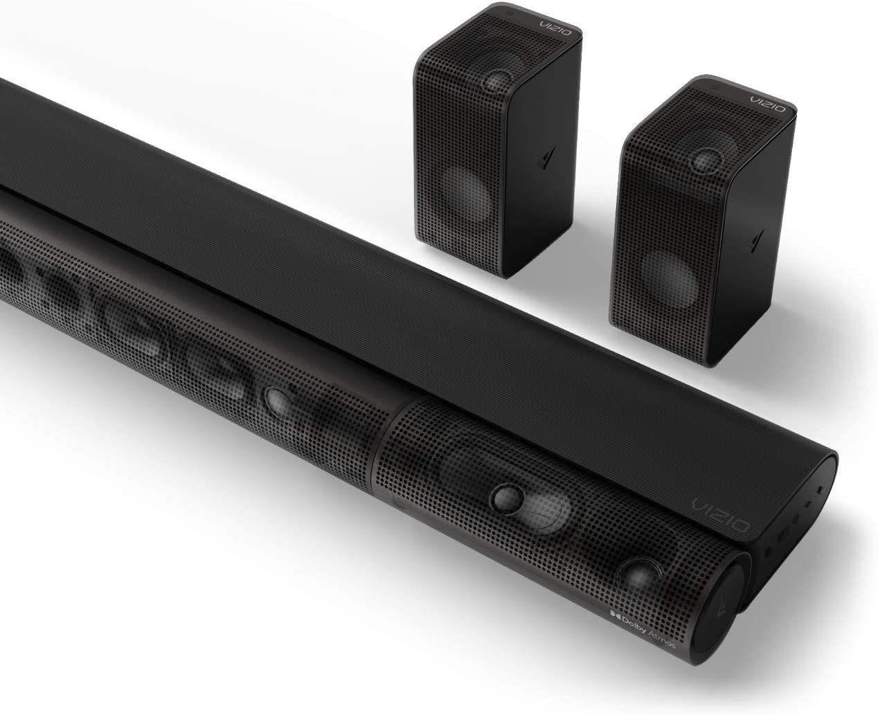 the soundbar and speakers