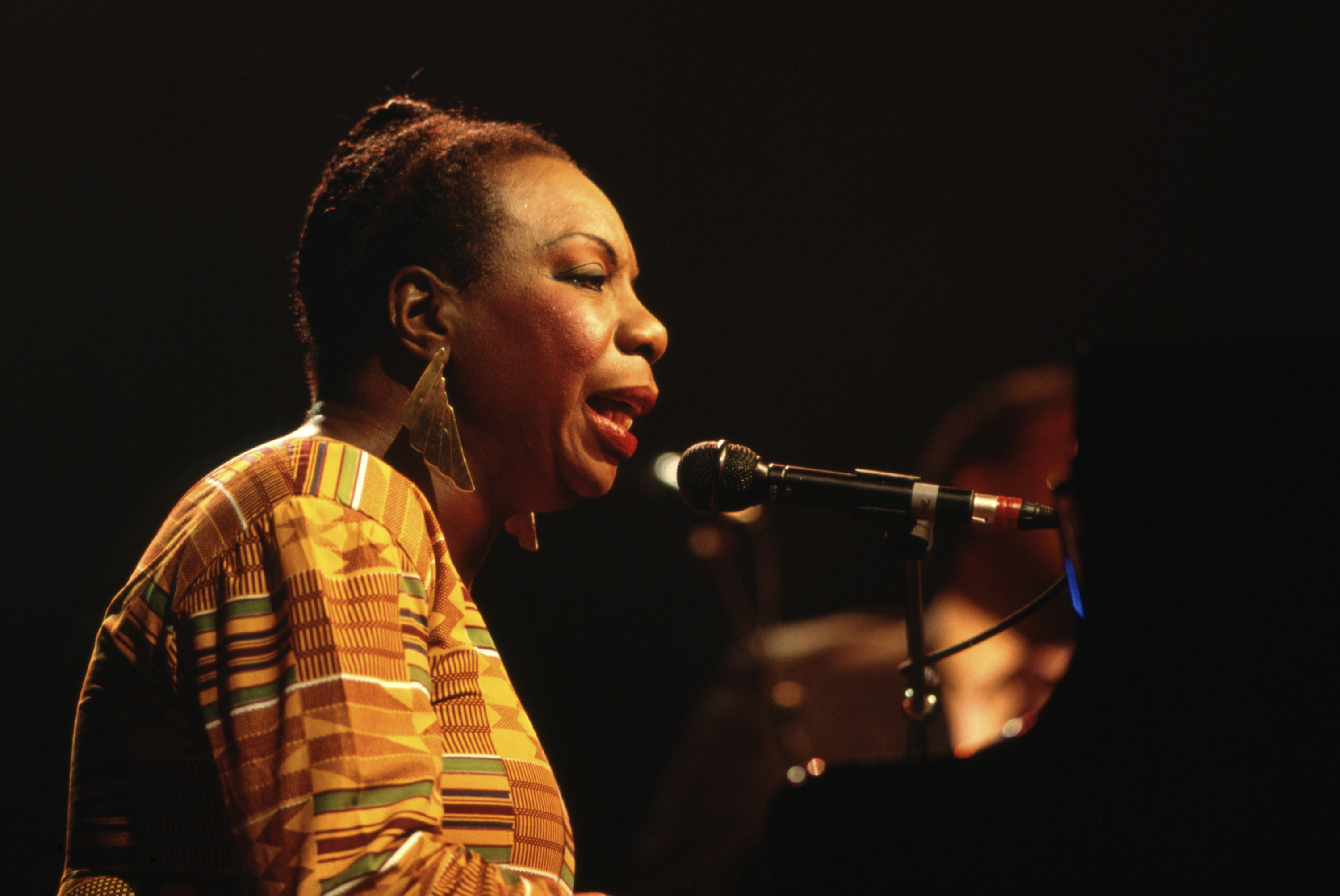 Nina Simone performs in Paris, France, in 1990