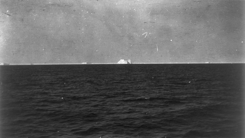An iceberg in the distance