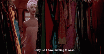 Lisa Kudrow saying, &quot;Okay, so I have nothing to wear&quot;