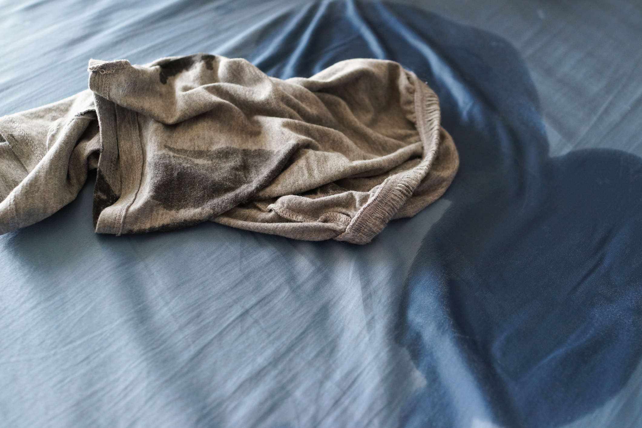 Bed sheets that are absolutely soaked