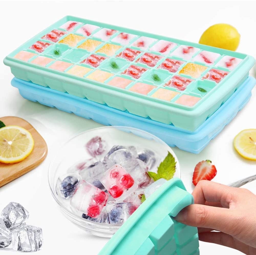 the ice cube trays