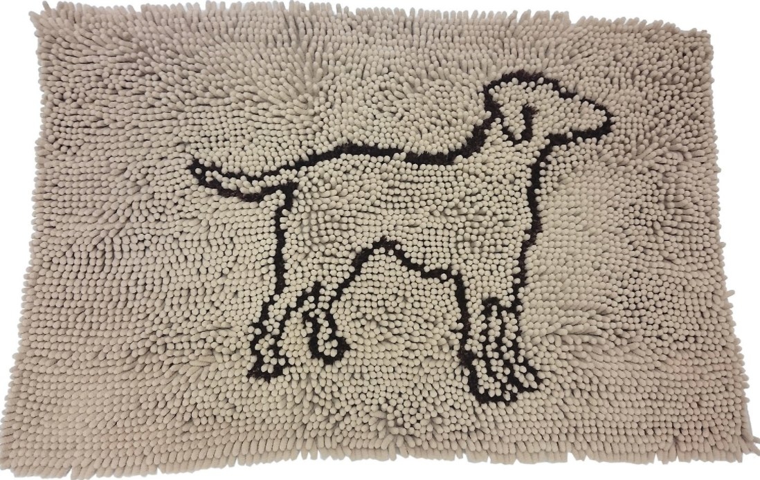 A doggie doormat for dirty paws