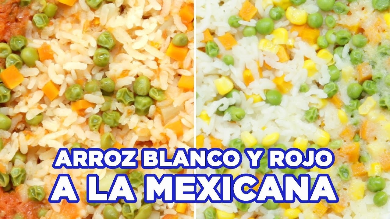 Recetas para preparar arroz blanco y arroz rojo a la mexicana