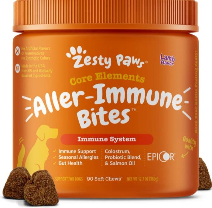 An representation  of immune strategy   bites for dogs