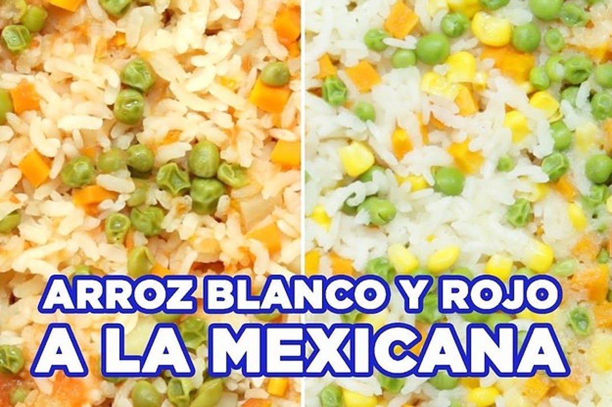 Recetas para preparar arroz blanco y arroz rojo a la mexicana