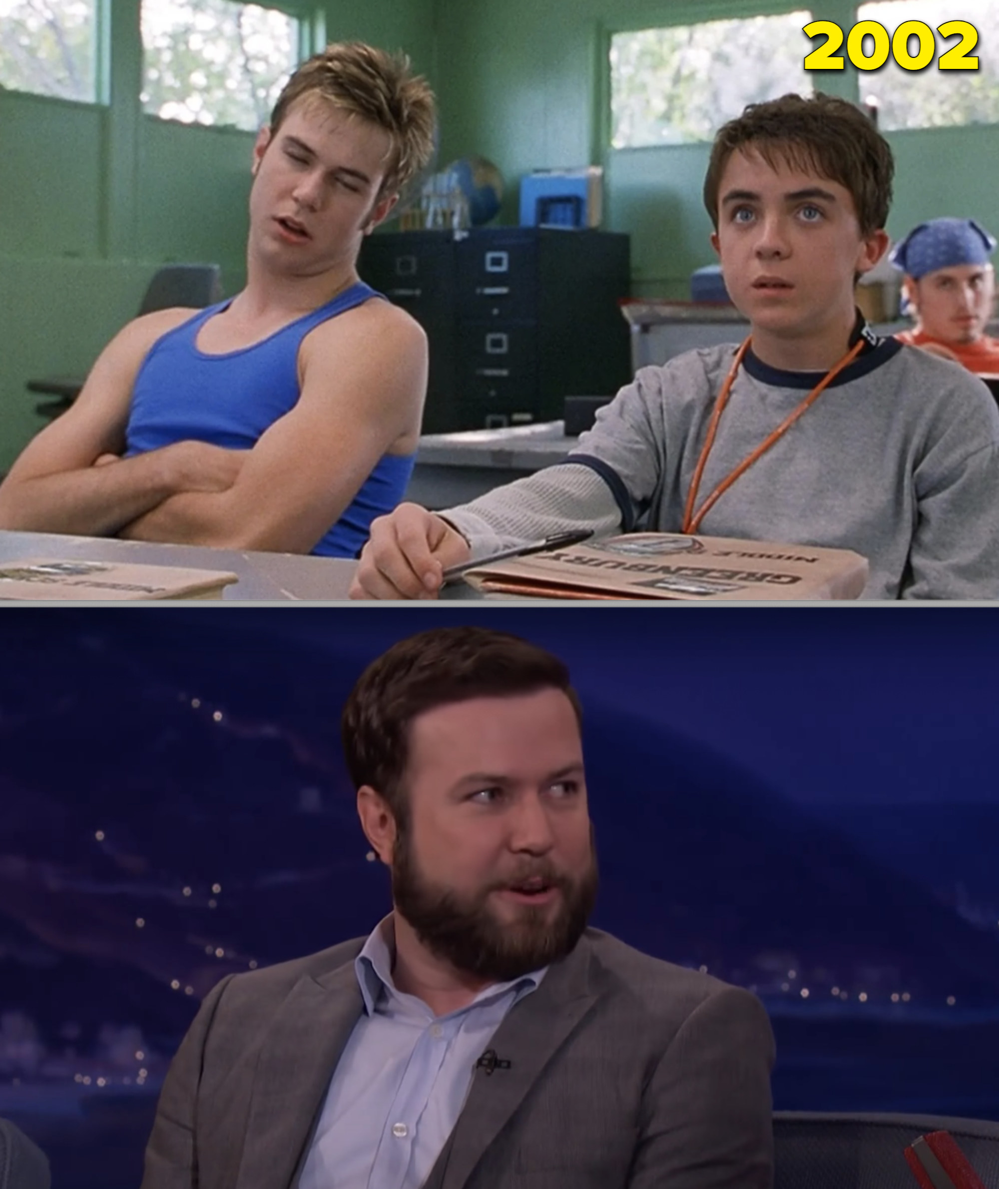 Taran Killam in &quot;Big Fat Liar&quot; vs. him being interviewed by Conan O&#x27;Brien in 2017