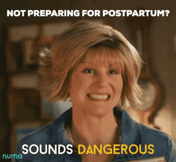 Woman says not preparing for postpartum sounds dangerous