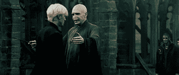 Draco and Voldemort hugging