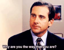 Michael from "The Office": "Why are you the way that you are?"