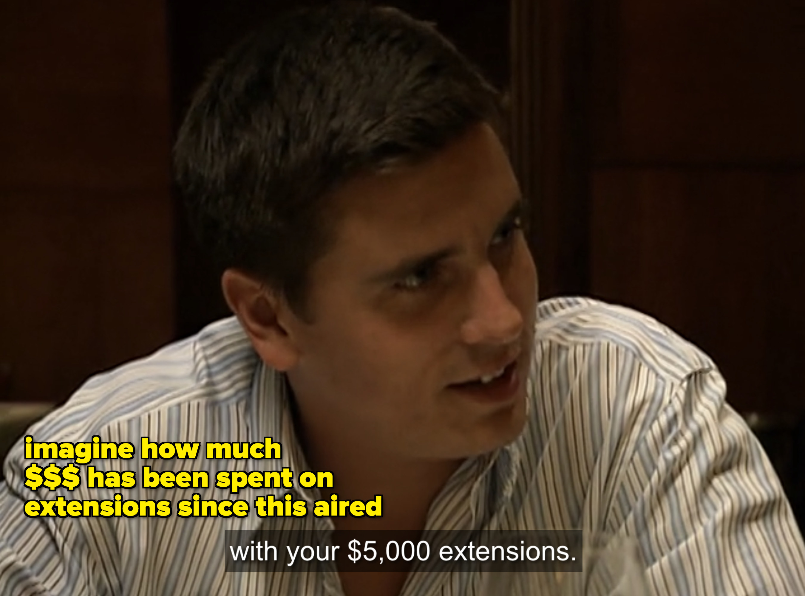 Scott: &quot;With your $5,000 extensions&quot;