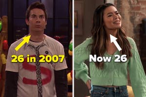 Spencer as a 26-year-old and now Carly at 26 