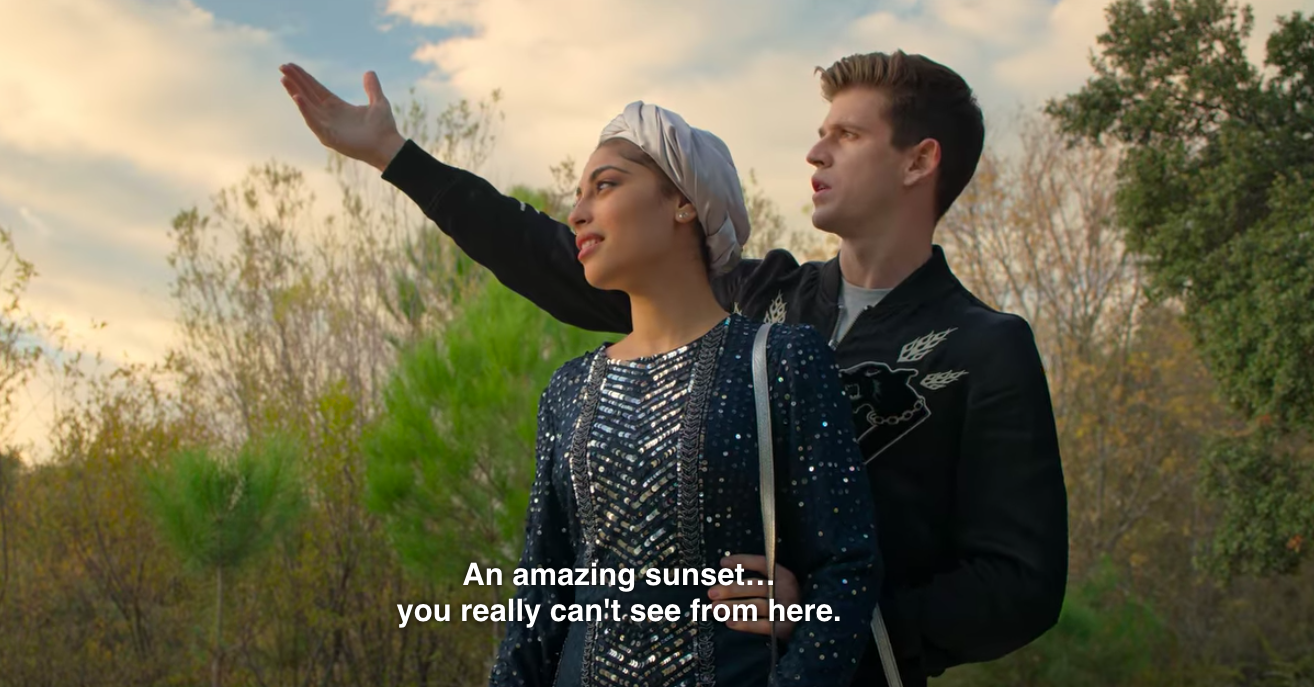 Gumzán: "An amazing sunset, you really can't see from here"