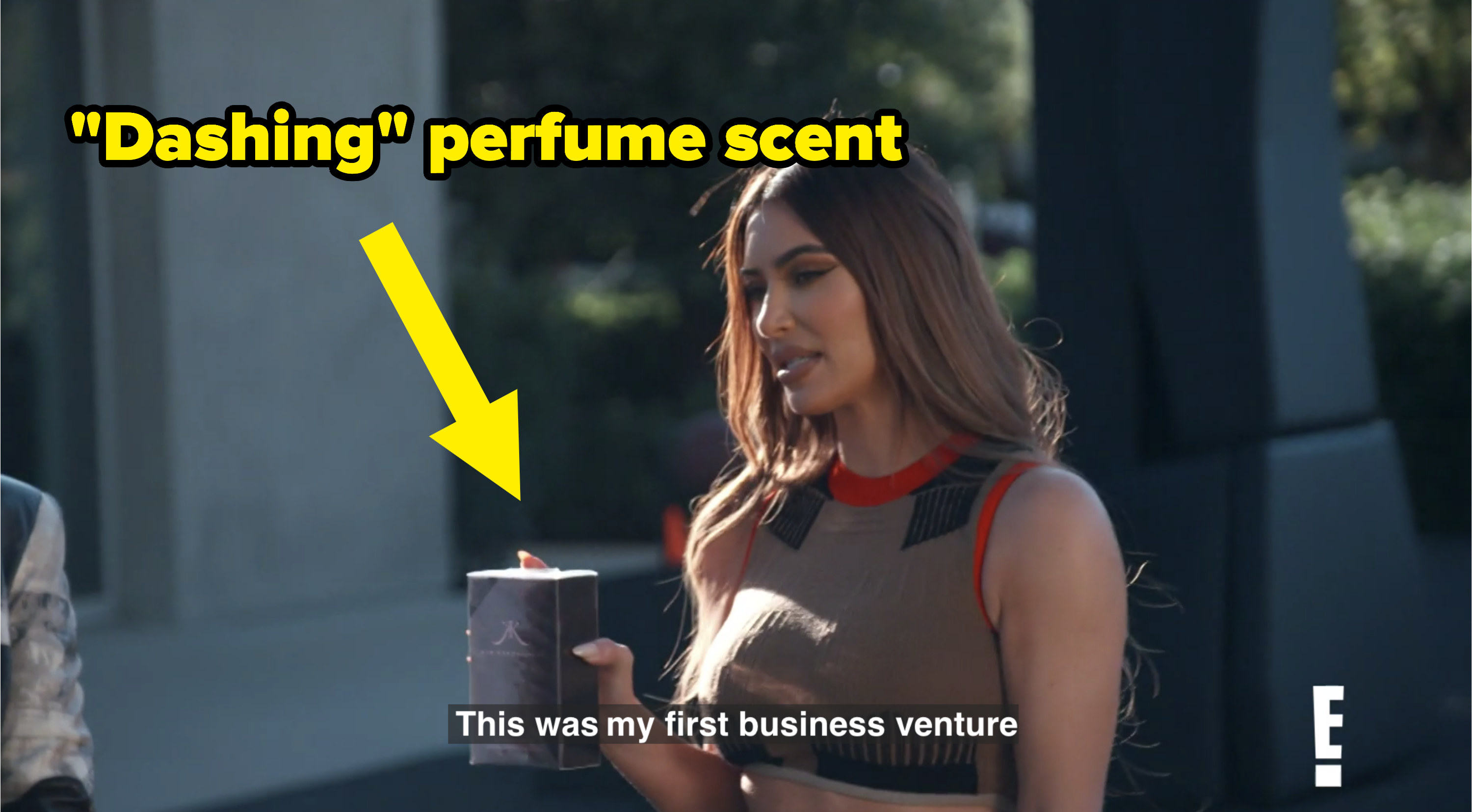Kim and her perfume