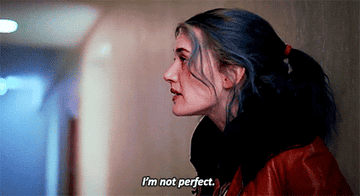 clemetine in eternal sunshine of the spotless mind saying, &quot;i&#x27;m not perfect&quot;