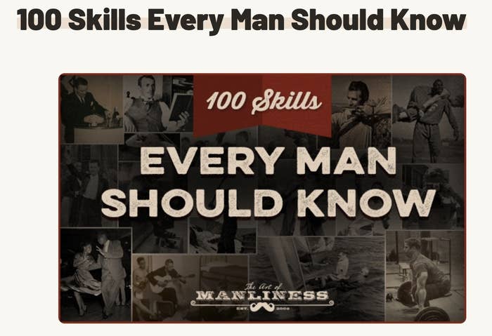 100 Skills Every Man Should Know