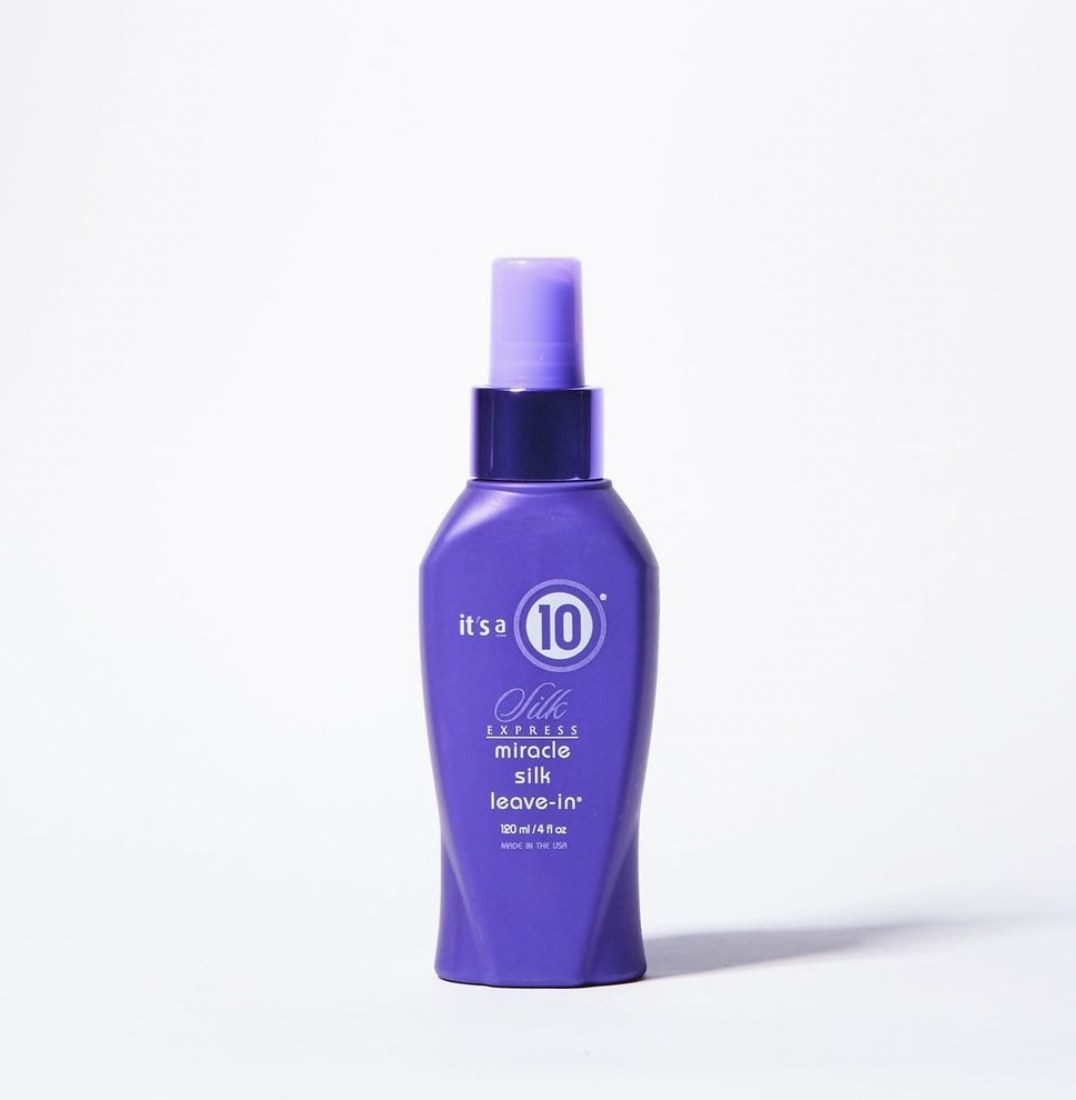 A bottle of leave-in conditioner