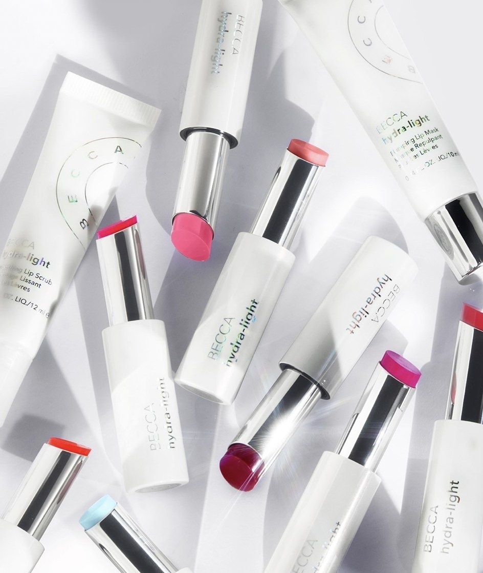 A collection of lip plumping tinted balms