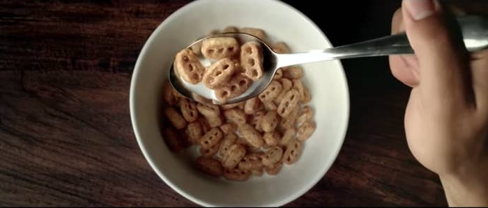 A bowl of Nutri-Grain