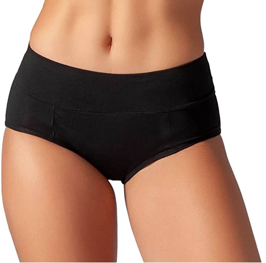 Bambody Absorbent High Waist: Comfy Fit Period Underwear, 1 Pack: Black, 7  : : Health & Personal Care