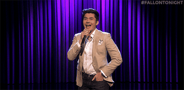 Henry Golding sings on set of &quot;The Tonight Show with Jimmy Fallon&quot;