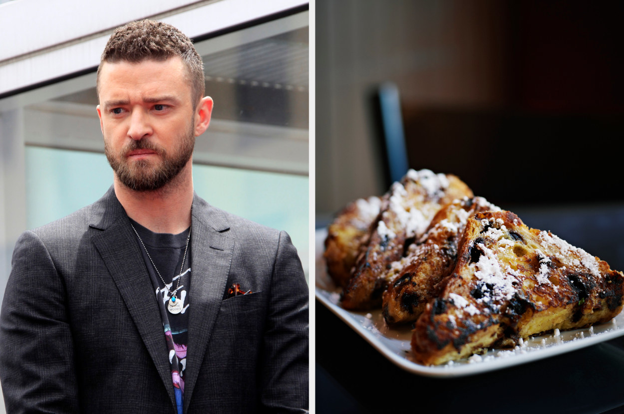 Justin Timberlake and some french toast
