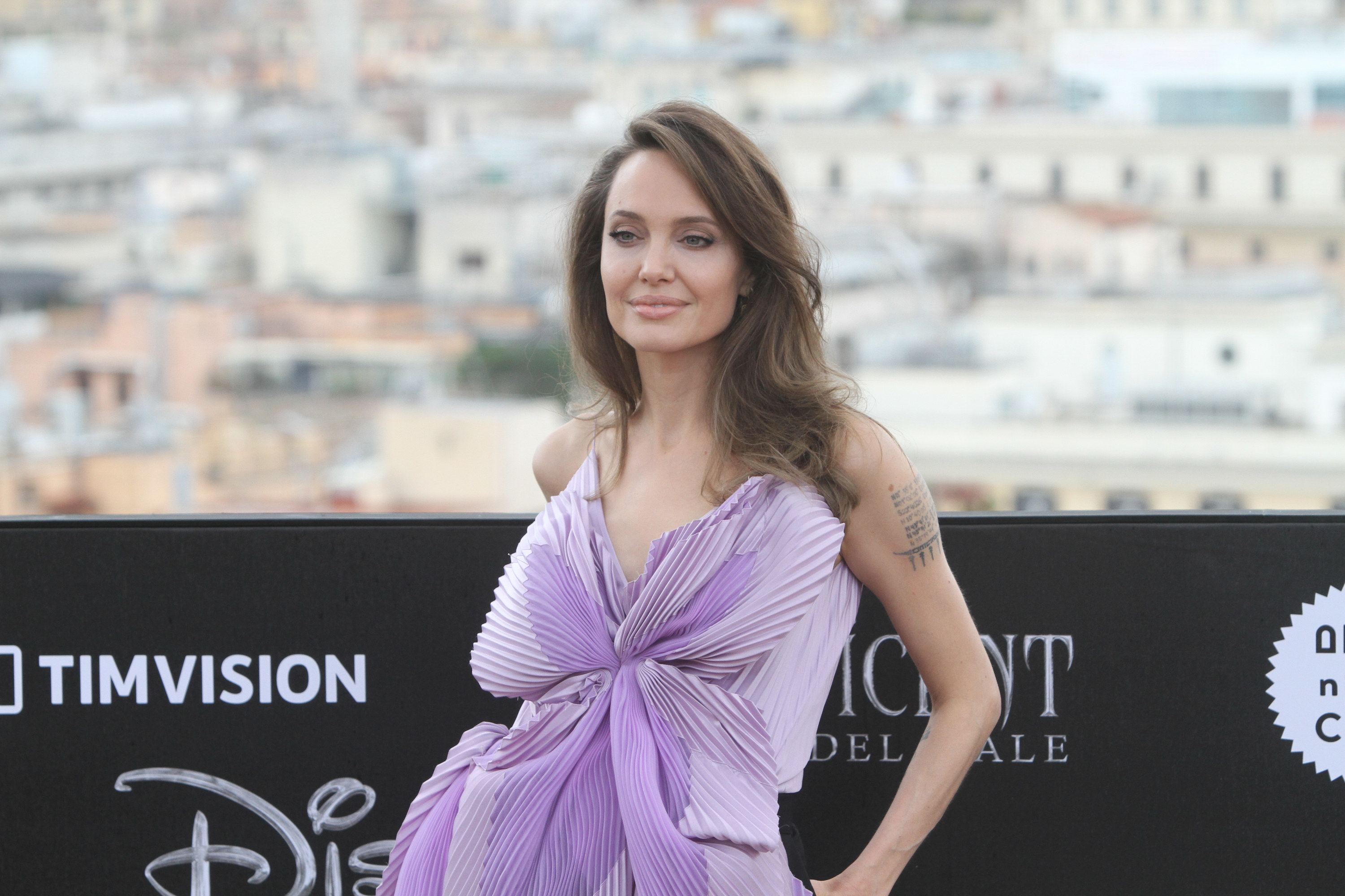 Angelina Jolie make the photocall for the movie &quot;Maleficent: Mistress of Evil&quot; at Hotel de la Ville