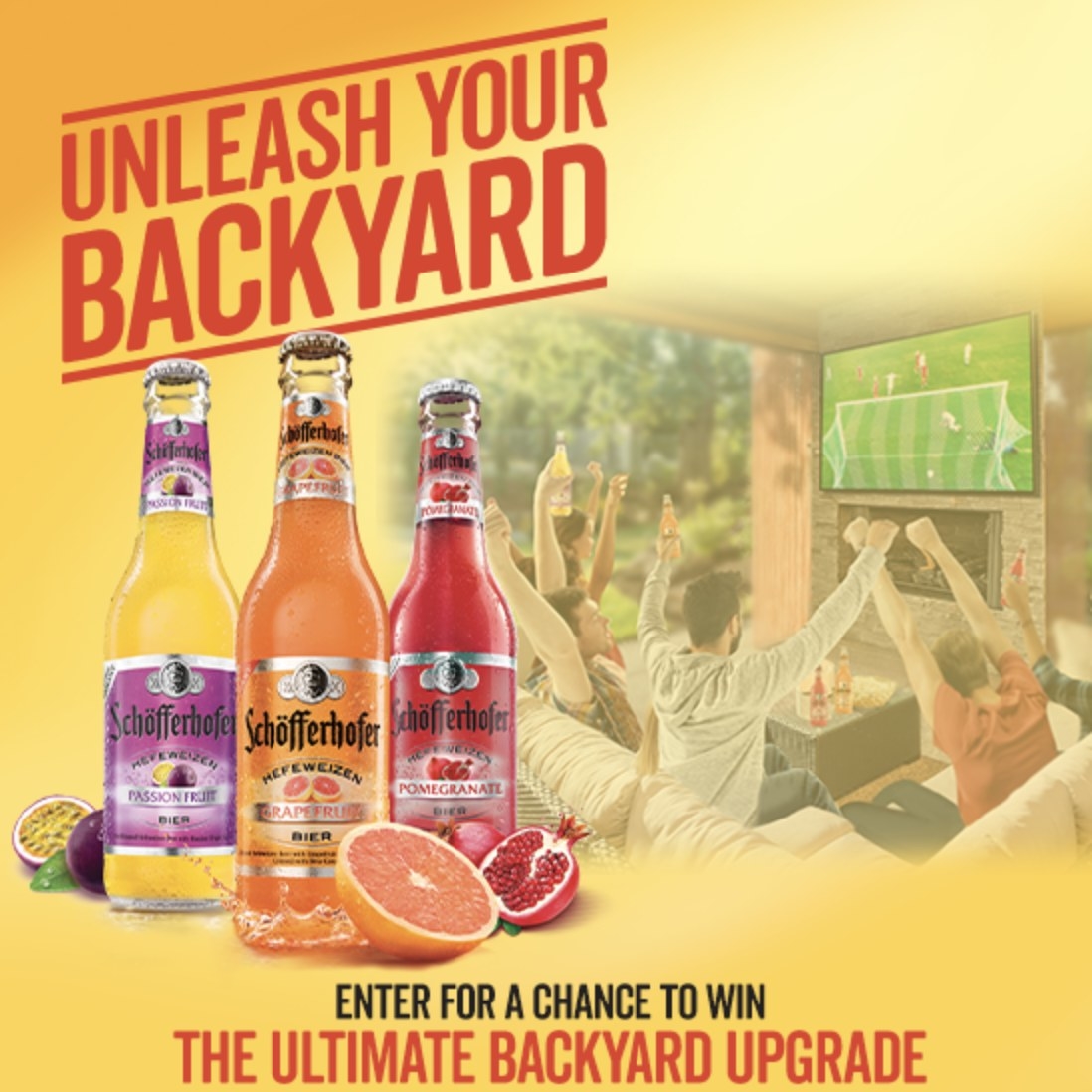 Schofferhofer&#x27;s Unleash Your Backyard Sweepstakes Graphic