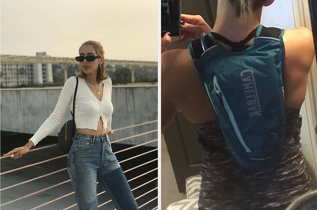 sunglasses / a Camelbak